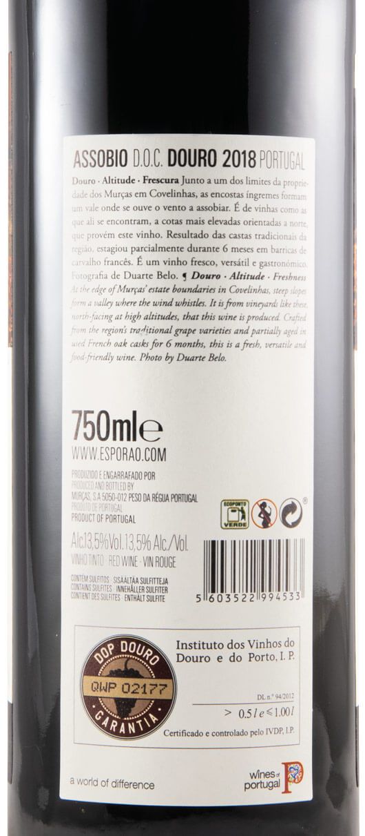 2018 Assobio tinto