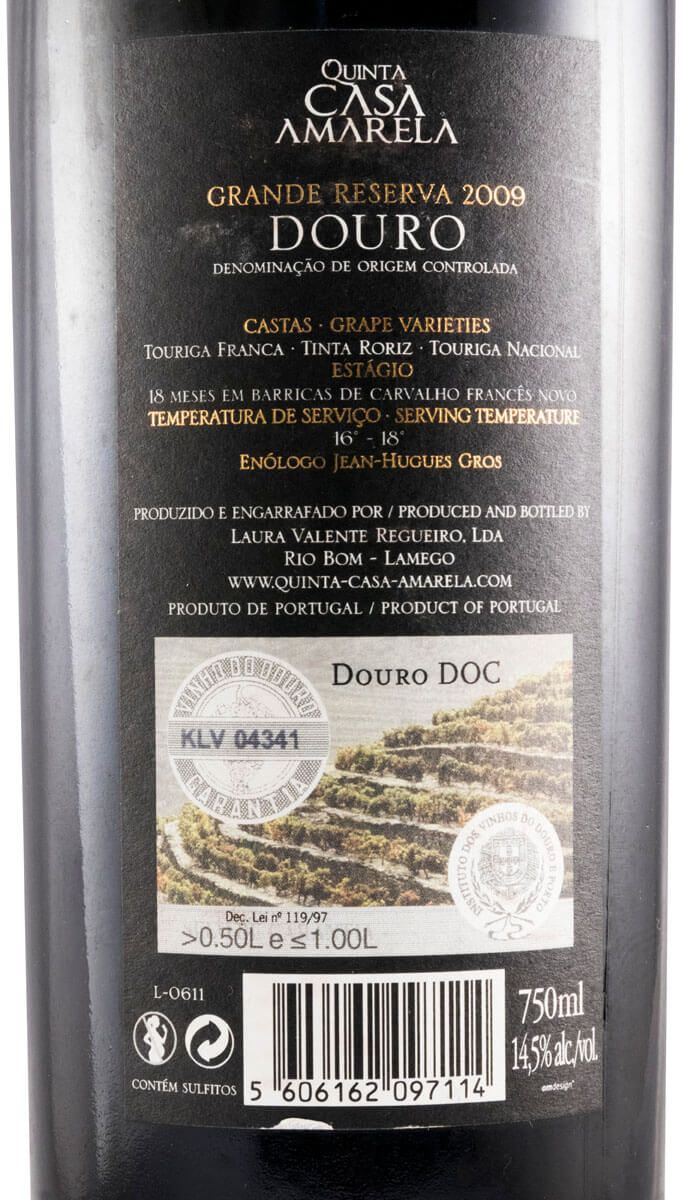 2009 Quinta Casa Amarela Elísio Grande Reserva tinto