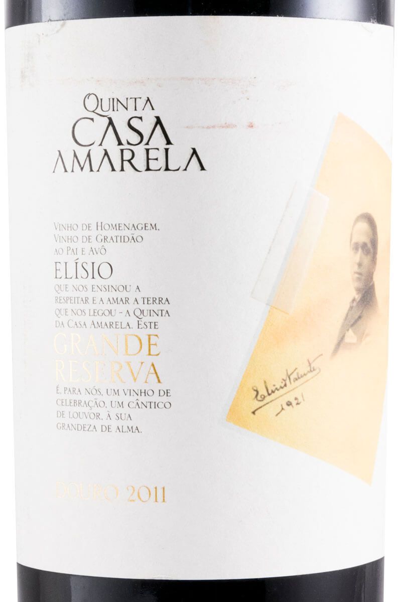 2011 Quinta Casa Amarela Elísio Grande Reserva red