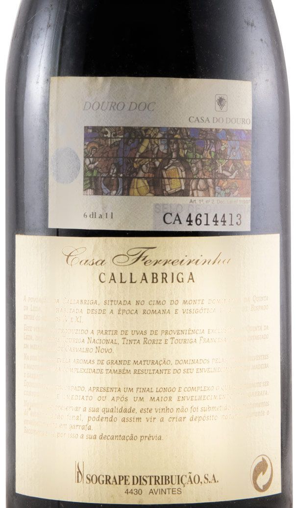 1997 Casa Ferreirinha Callabriga tinto