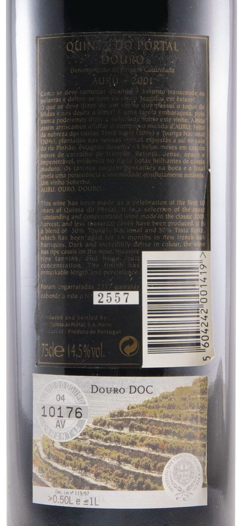 2001 Quinta do Portal Auru red
