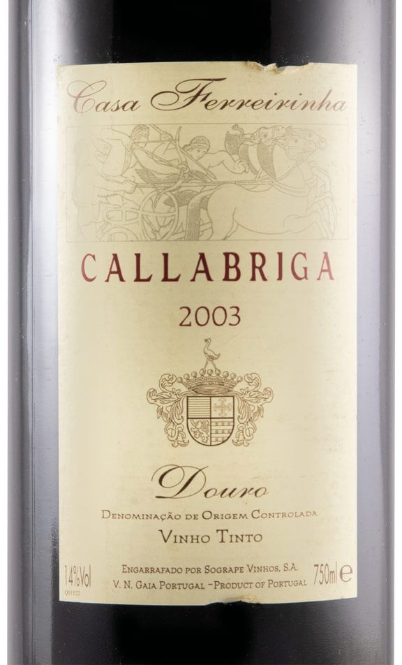 2003 Casa Ferreirinha Callabriga red