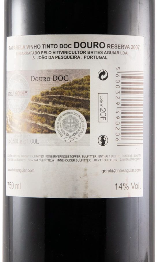 2007 Bafarela Reserva tinto