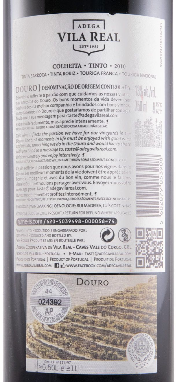 2010 Vila Real tinto