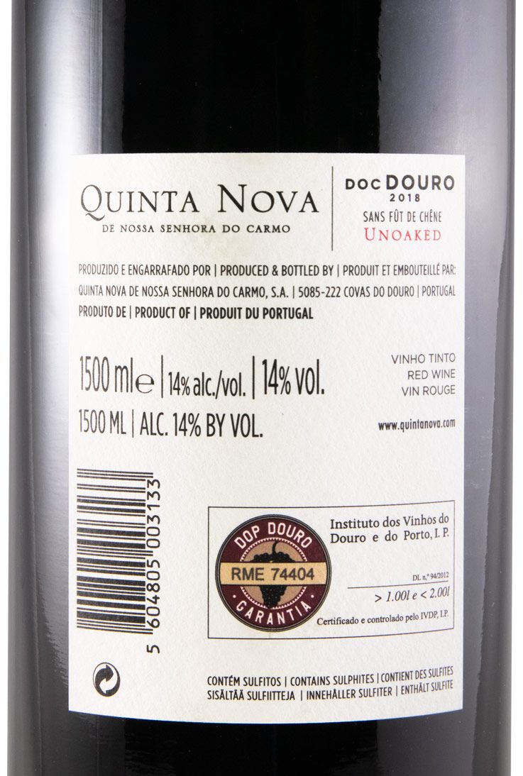 2018 Quinta Nova tinto 1,5L