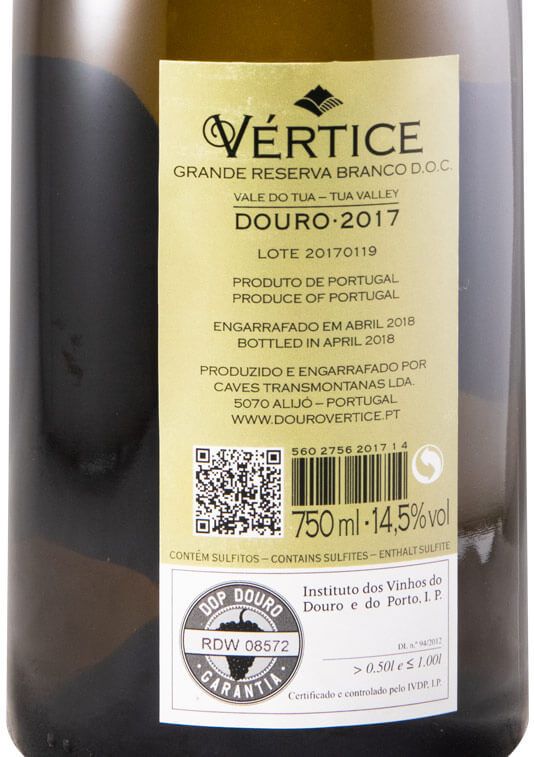 2017 Vértice Grande Reserva white