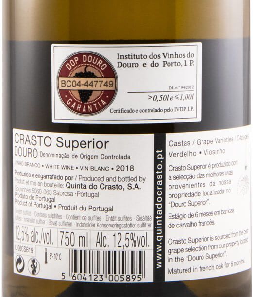 2018 Crasto Superior white