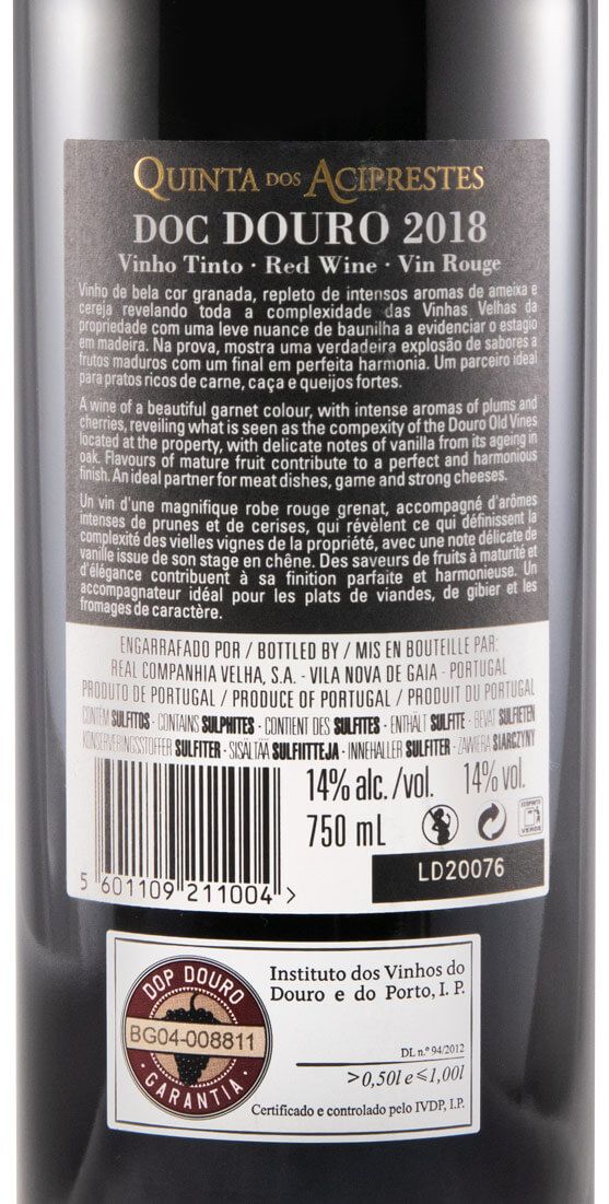 2018 Quinta dos Aciprestes red