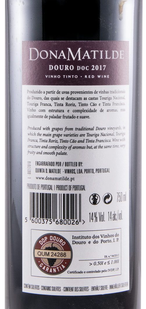 2017 Dona Matilde red