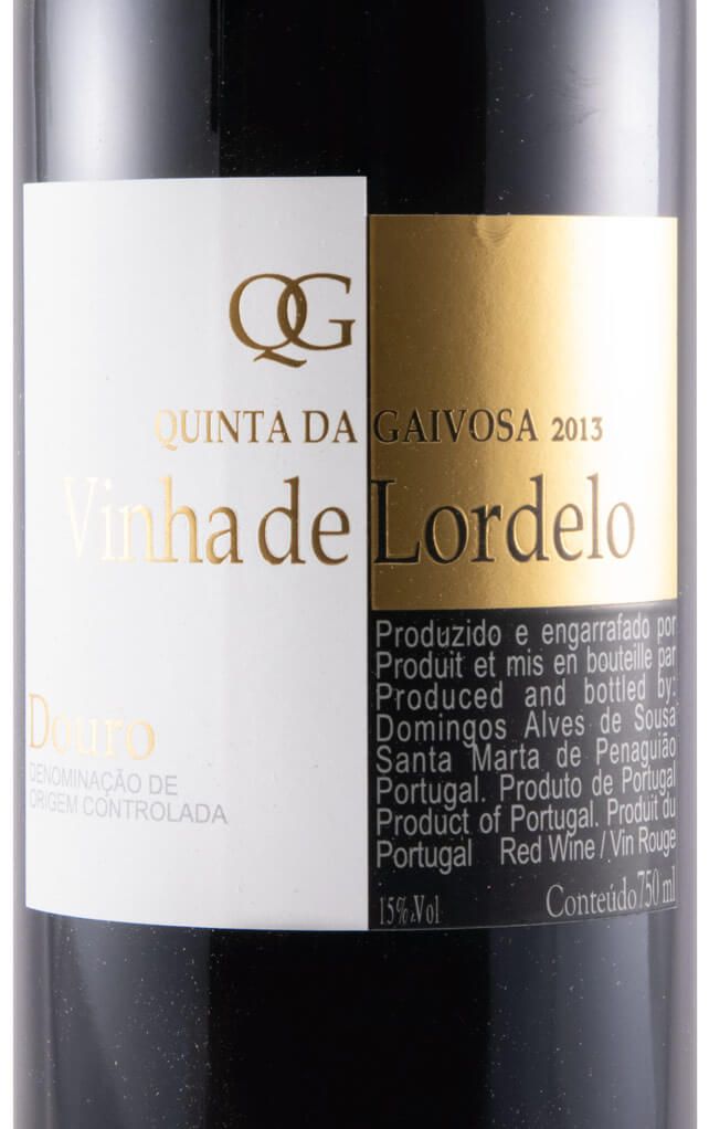 2013 Quinta da Gaivosa Vinha do Lordelo red