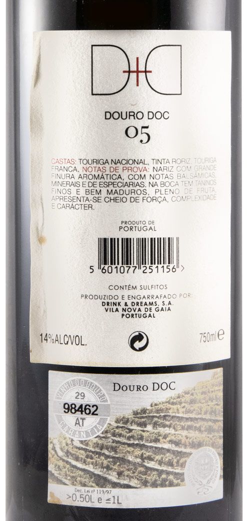 2005 Drink & Dreams D+D tinto