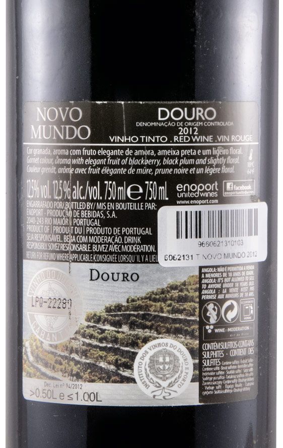 2012 Novo Mundo tinto