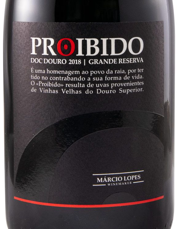 2018 Proibido Grande Reserva red