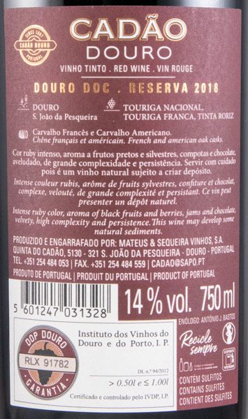 2018 Cadão Reserva red