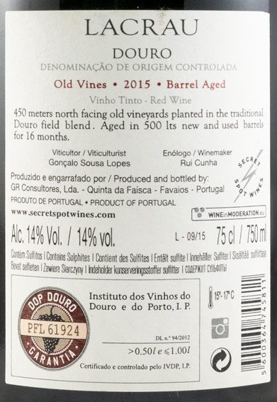 2015 Lacrau Vinhas Velhas tinto