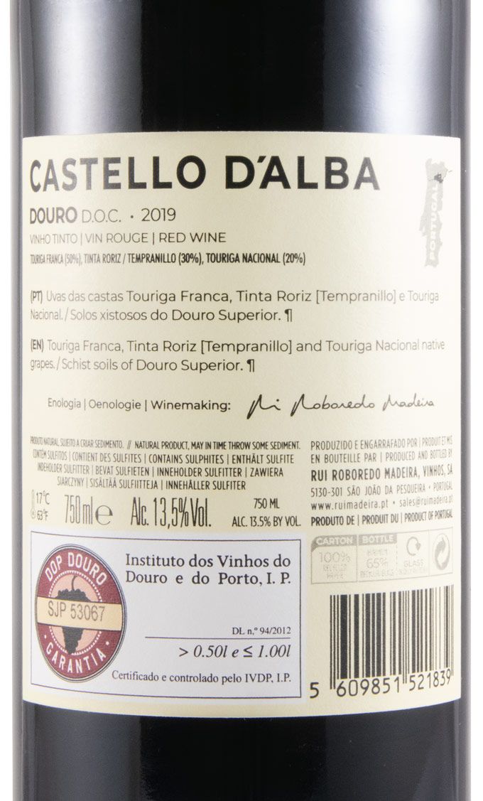 2019 Castello D'Alba tinto