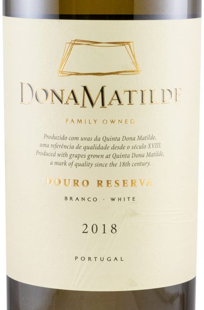 2018 Dona Matilde Reserva branco