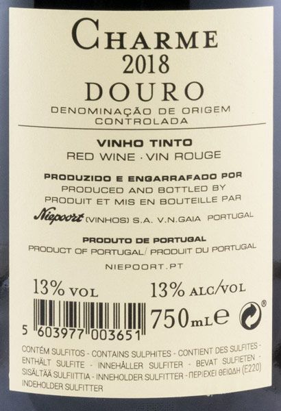 2018 Niepoort Charme red