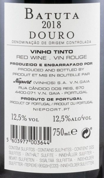 2018 Niepoort Batuta tinto