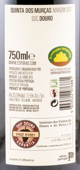 2017 Quinta dos Murças Margem red