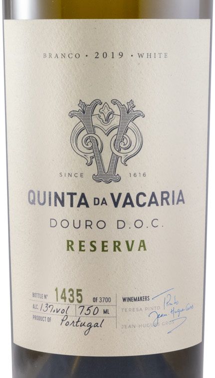 2019 Quinta da Vacaria Reserva white