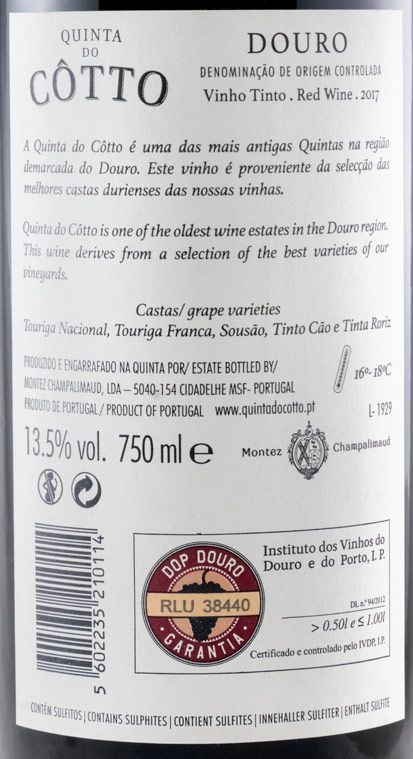 2017 Quinta do Côtto red