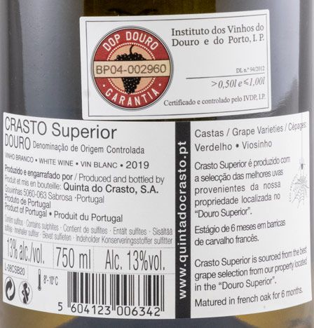 2019 Crasto Superior white