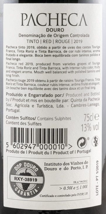 2019 Pacheca tinto