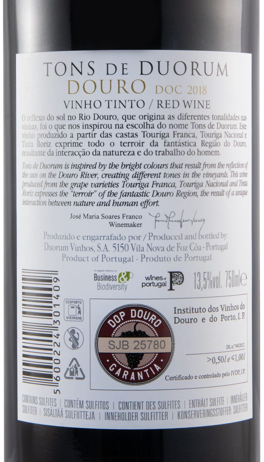 2018 Tons de Duorum red