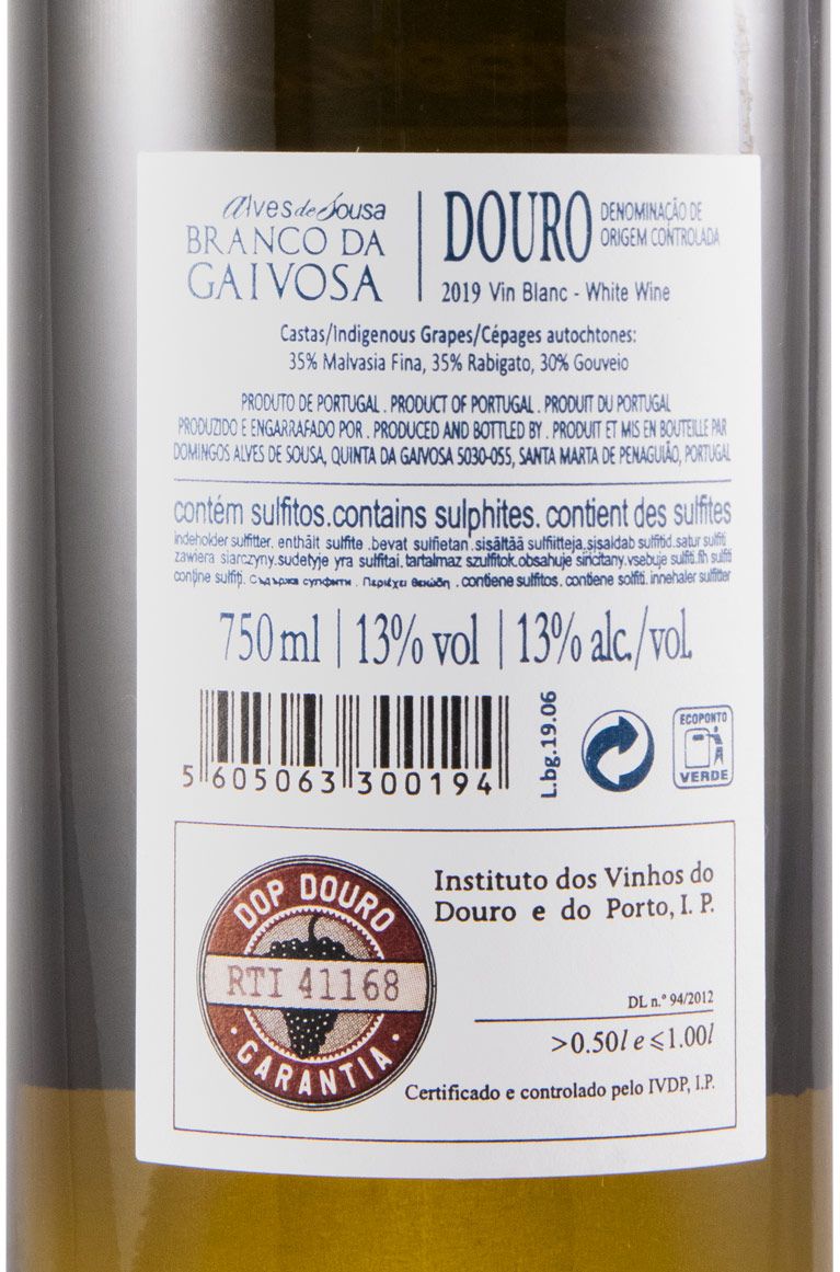 2019 Branco da Gaivosa white