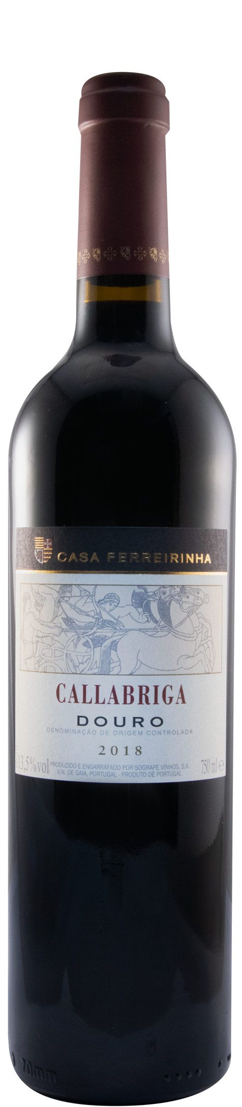 2018 Casa Ferreirinha Callabriga red