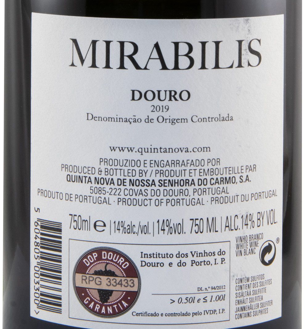 2019 Quinta Nova Mirabilis white