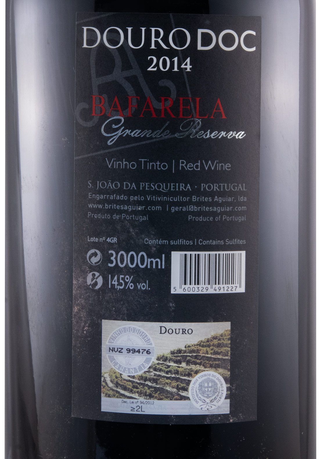 2014 Bafarela Grande Reserva tinto 3L