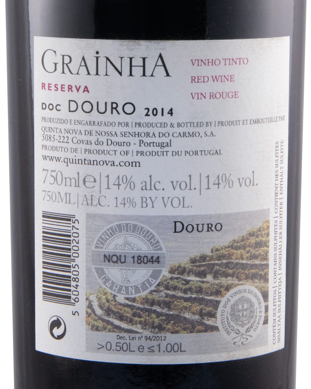 2014 Quinta Nova Grainha Reserva tinto
