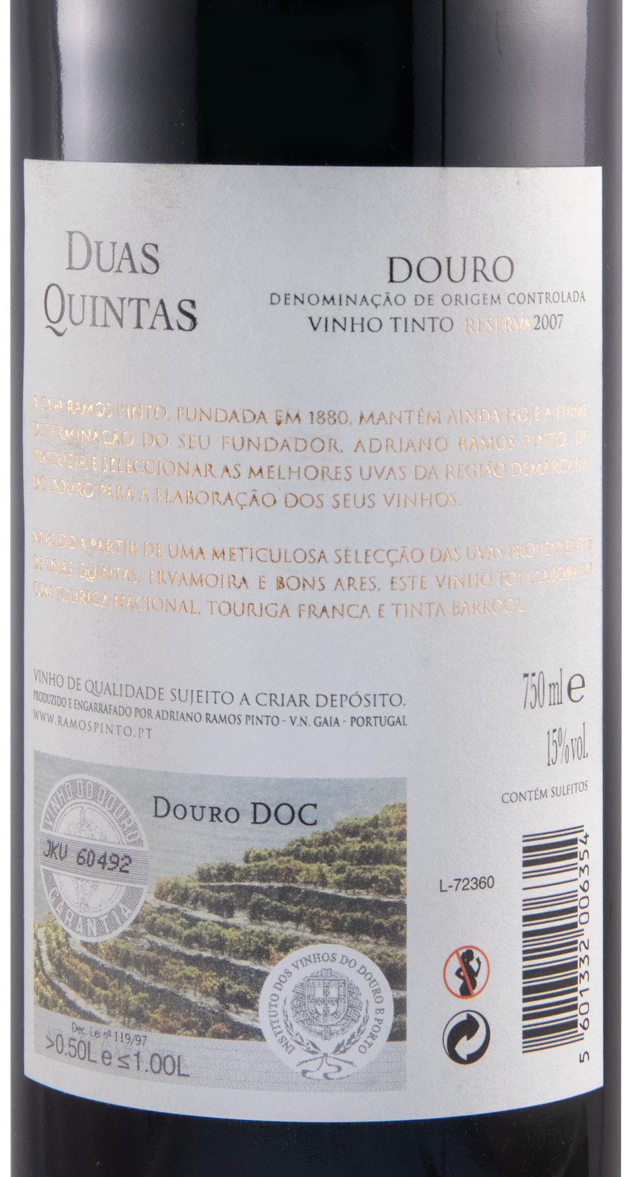 2007 Duas Quintas Reserva tinto