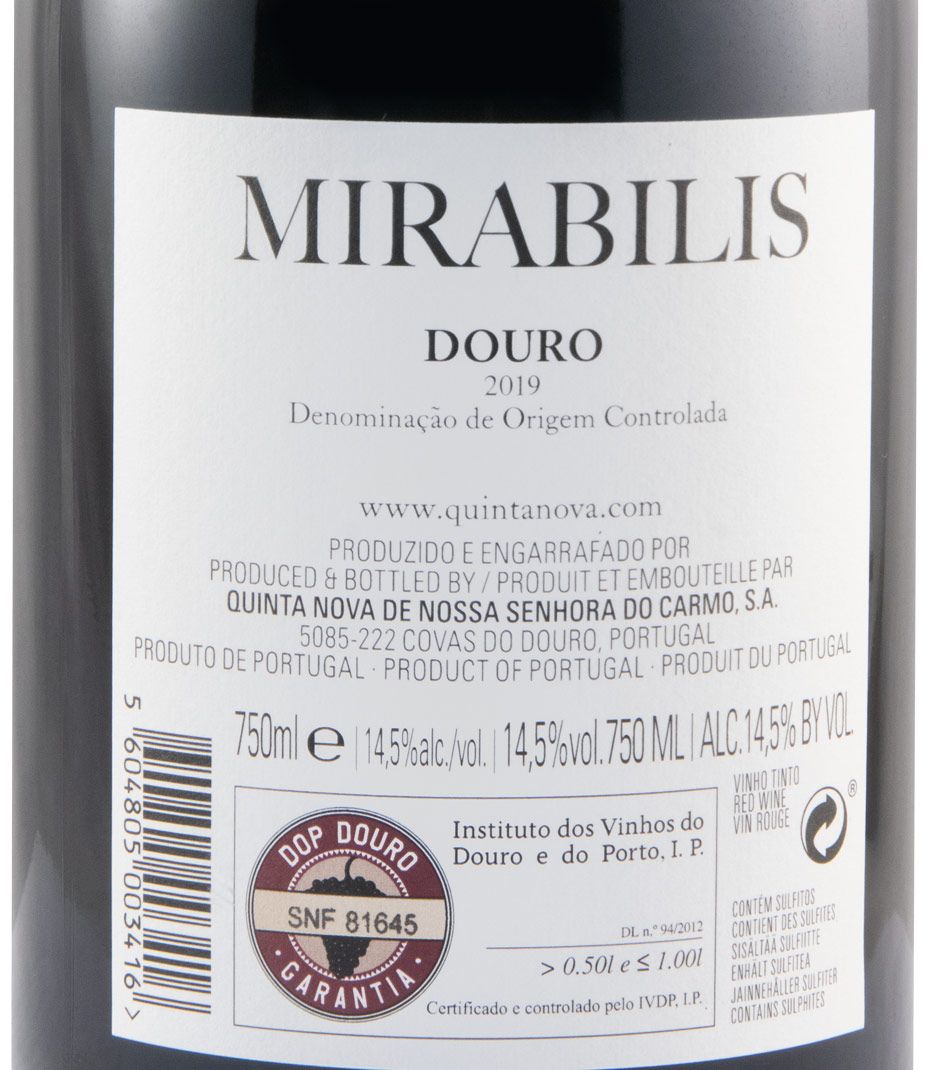 2019 Quinta Nova Mirabilis red
