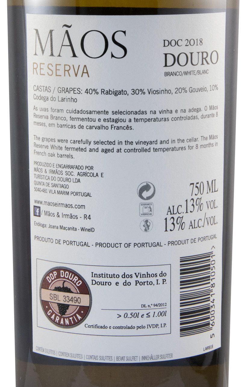 2018 Mãos Reserva white