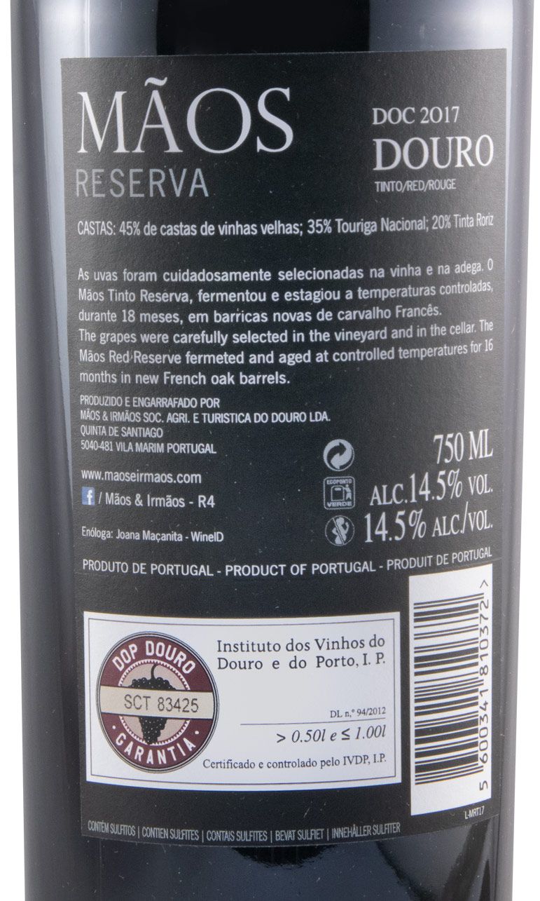 2017 Mãos Reserva red