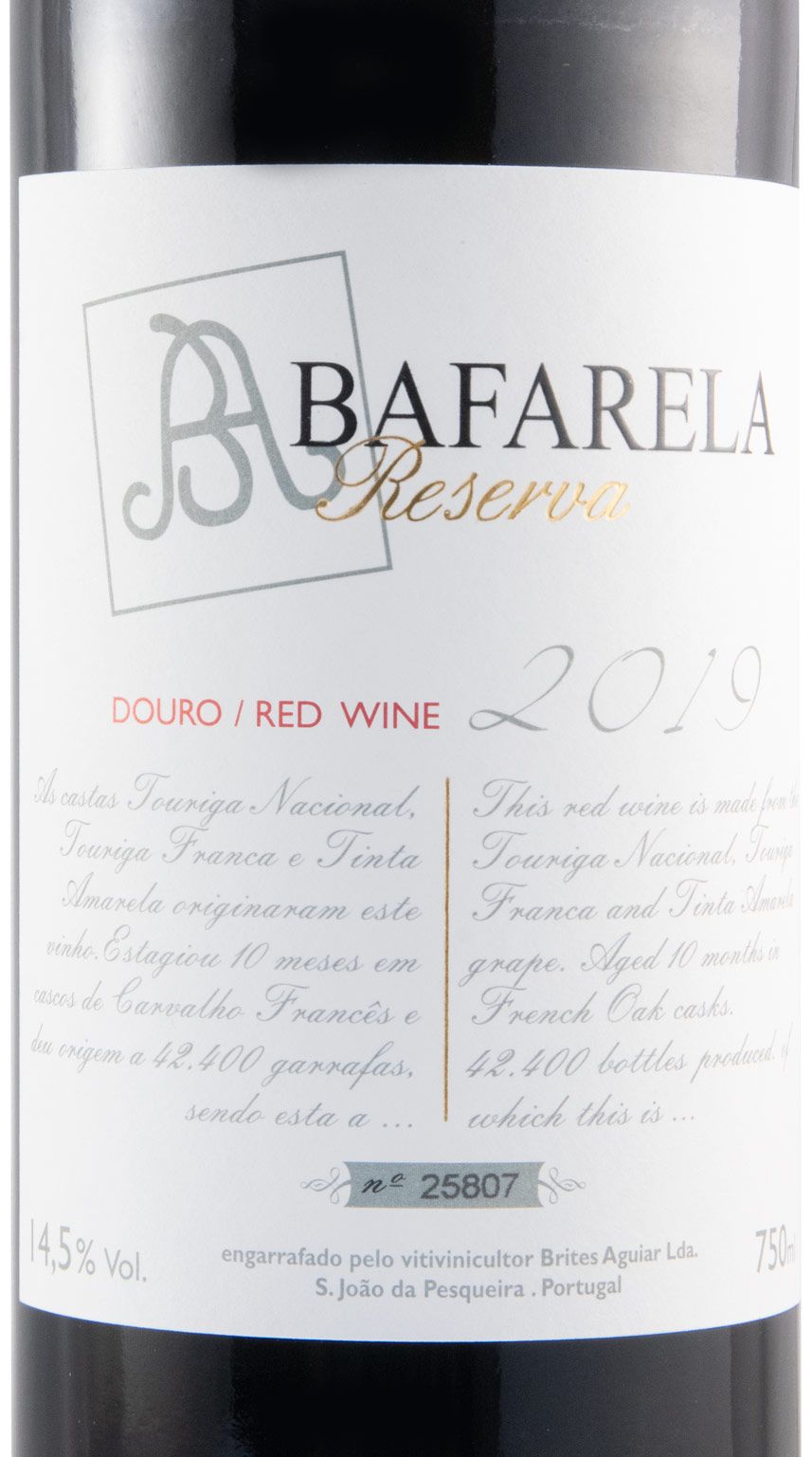 2019 Bafarela Reserva red