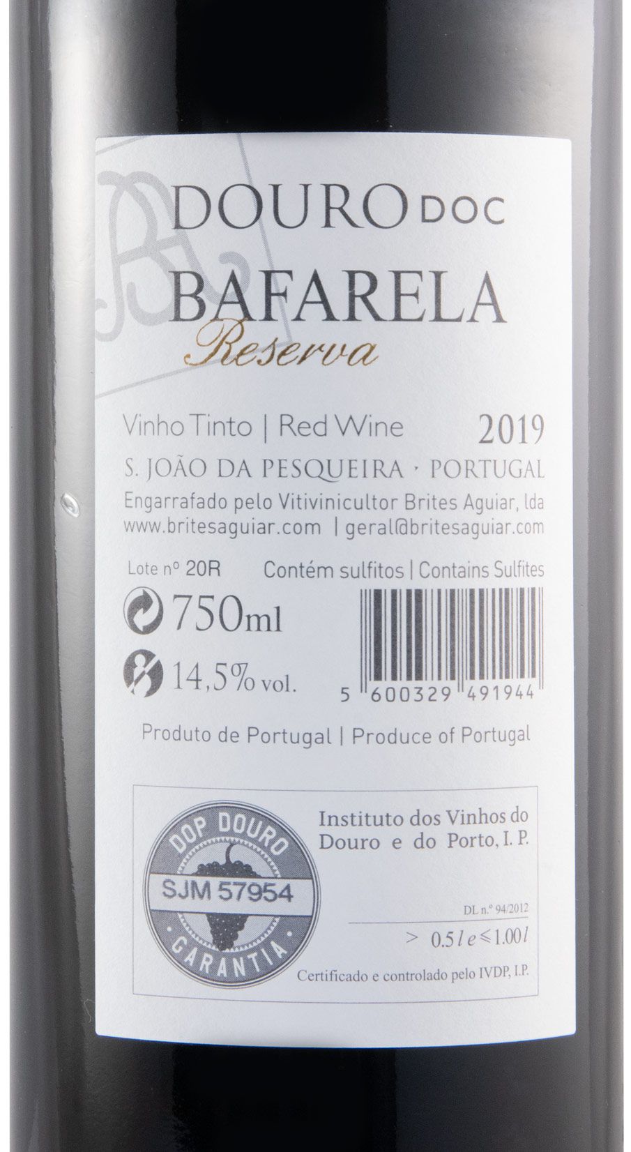2019 Bafarela Reserva red