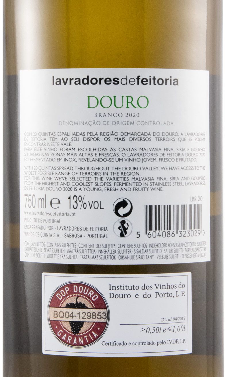 2020 Lavradores de Feitoria branco