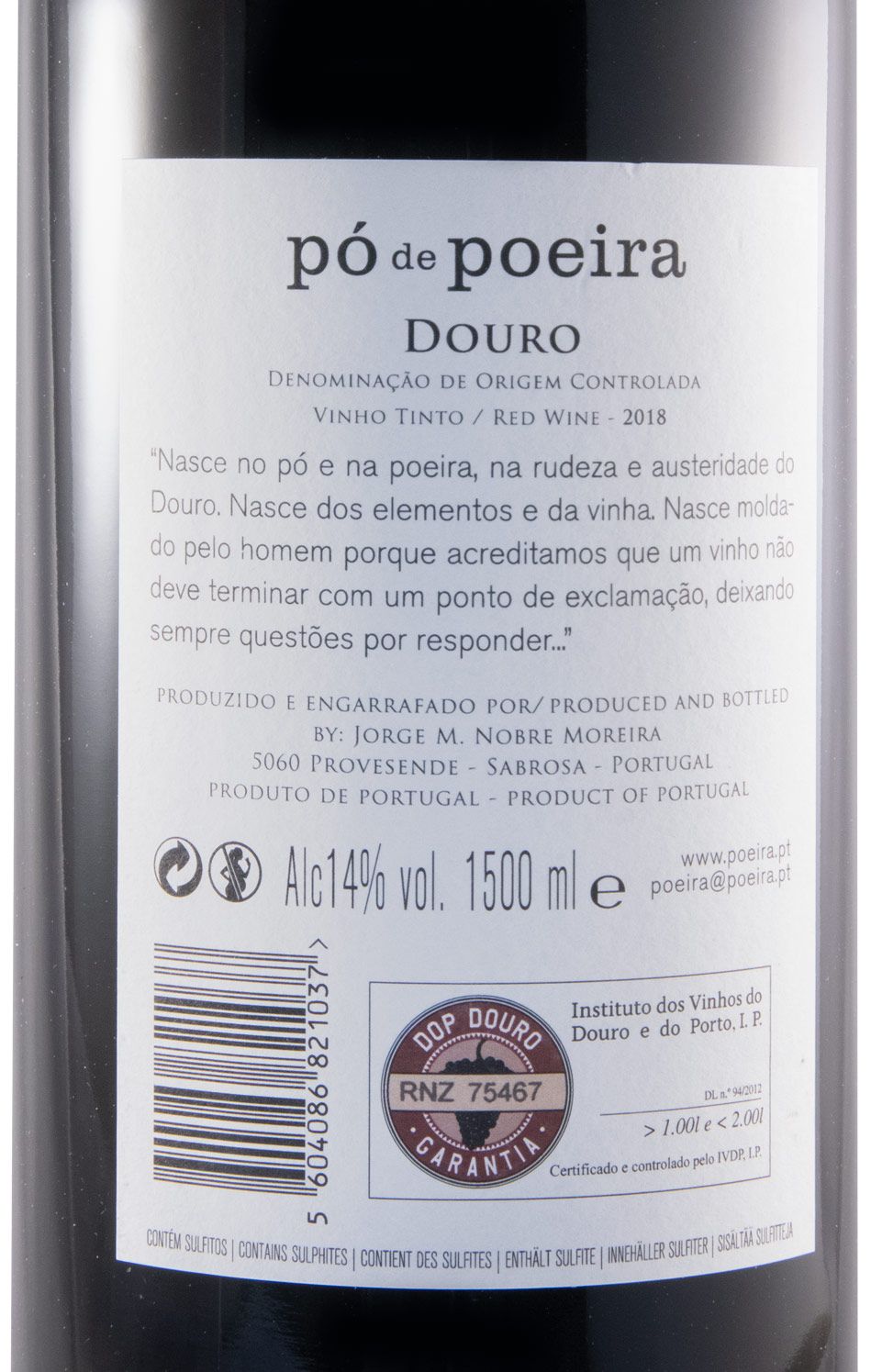 2018 Pó de Poeira tinto 1,5L