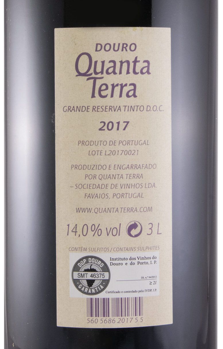 2017 Quanta Terra Grande Reserva tinto 3L