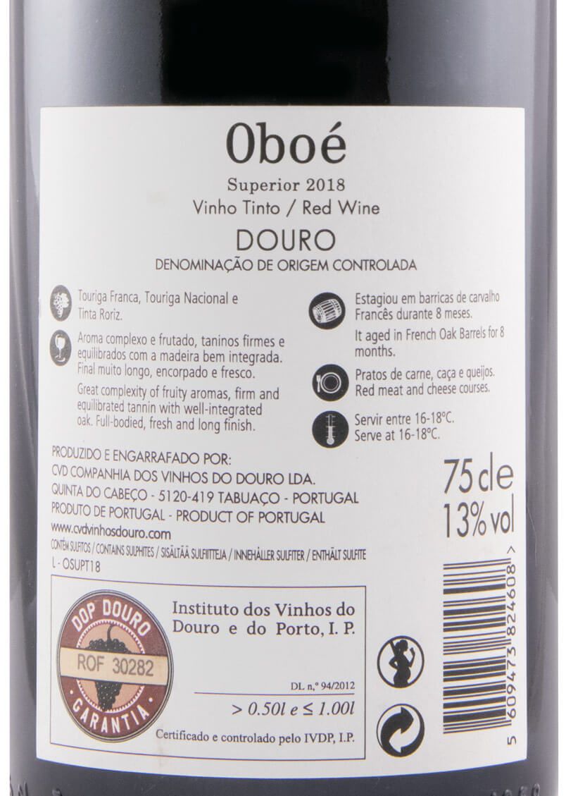 2018 Oboé Superior red