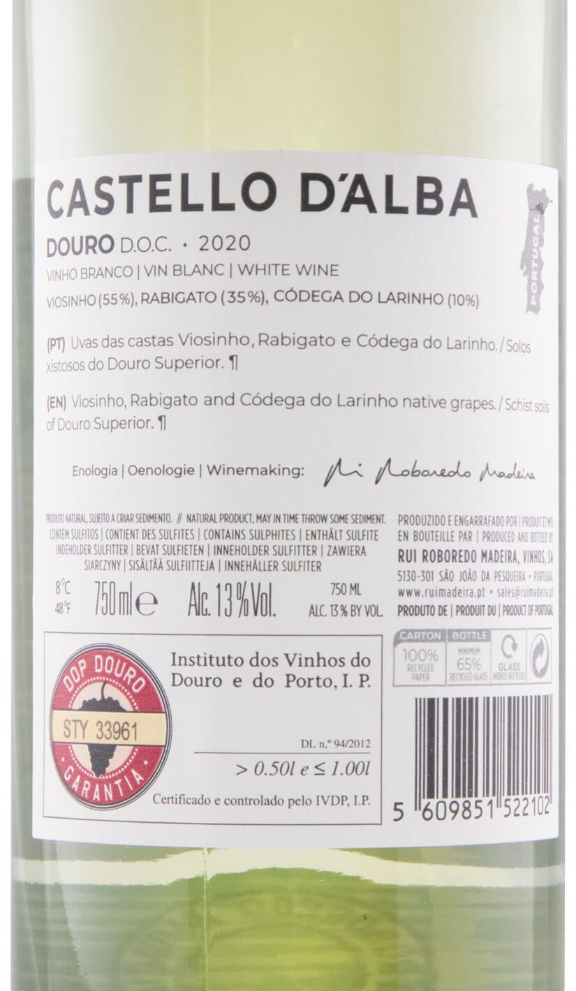 2020 Castello D'Alba white