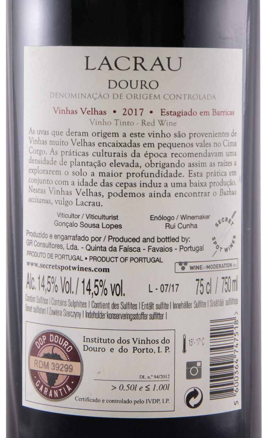 2017 Lacrau Vinhas Velhas tinto