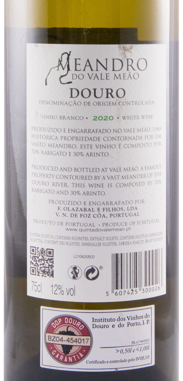 2020 Meandro do Vale Meão branco