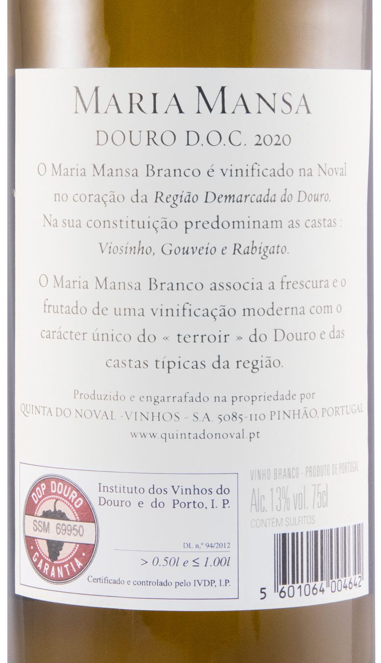 2020 Quinta do Noval Maria Mansa branco