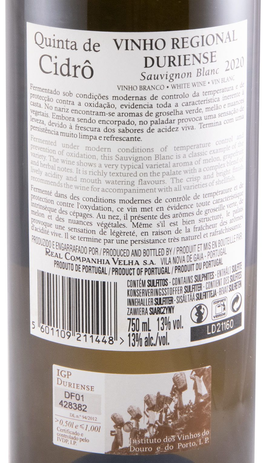 2020 Quinta de Cidrô Sauvignon Blanc white