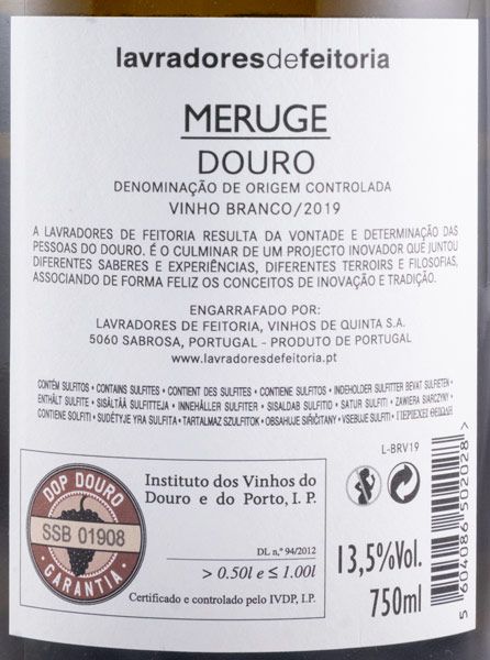 2019 Lavradores de Feitoria Meruge branco